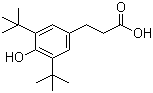 structure of CAS# 20170-32-5, 3-(3,5-Di-tert-butyl-4-hydroxyphenyl)propionic acid