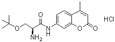 CAS # 201855-41-6, (2S)-2-Amino-3-(1,1-dimethylethoxy)-N-(4-methyl-2-oxo-2H-1-benzopyran-7-yl)propanamide monohydrochloride