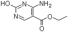 structure of CAS# 20187-46-6, Ethyl 4-amino-2-hydroxypyrimidine-5-carboxylate