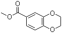 structure of CAS# 20197-75-5, 2,3-Dihydro-1,4-benzodioxine-6-carboxylic acid methyl ester