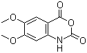 structure of CAS# 20197-92-6, 6,7-二甲氧基-2H-3,1-苯并恶嗪-2,4(1H)-二酮