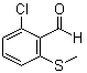 structure of CAS# 201987-39-5, 2-氯-6-甲硫基苯甲醛