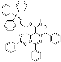 CAS # 20231-39-4, Methyl 2,3,4-tri-O-benzoyl-6-O-trityl-alpha-D-glucopyranoside