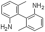 CAS # 20261-65-8, 2,2'-Diamino-6,6'-dimethyl-1,1'-biphenyl, 2,2'-Diamino-6,6'-dimethylbiphenyl, 2,2'-Dimethyl-6,6'-diaminobiphenyl, 6,6'-Diamino-2,2'-dimethylbiphenyl, 6,6'-Dimethyl-1,1'-biphenyl-2,2'-diamine, 6,6'-Dimethyl-2,2'-biphenyldiamine, 6,6'-Dimethyl-2,2'-diaminobiphenyl