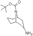 structure of CAS# 202797-03-3, 3-氨基-9-氮杂双环[3.3.1]壬烷-9-甲酸叔丁酯