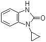 structure of CAS# 202859-73-2, 1-环丙基-1,3-二氢-2H-苯并咪唑-2-酮