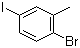 2-Bromo-5-iodotoluene molecular structure (CAS 202865-85-8)