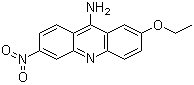 structure of CAS# 20304-70-5, 2-乙氧基-6-硝基-9-氨基吖啶