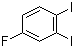 structure of CAS# 203059-85-2, 1,2-Diiodo-4-fluorobenzene