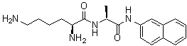 CAS # 20314-31-2, L-Lysyl-N-2-naphthalenyl-L-alaninamide, L-Lysyl-L-alanine 2-naphthylamide, L-Lysyl-L-alanine-beta-naphthylamide