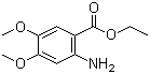 structure of CAS# 20323-74-4, 2-氨基-4,5-二甲氧基苯甲酸乙酯