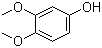 structure of CAS# 2033-89-8, 3,4-Dimethoxyphenol