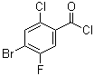 structure of CAS# 203302-93-6, 4-溴-2-氯-5-氟苯甲酰氯