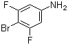 structure of CAS# 203302-95-8, 4-溴-3,5-二氟苯胺