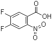 4,5-Difluoro-2-nitrobenzoic acid molecular structure (CAS 20372-63-8)