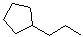 structure of CAS# 2040-96-2, 丙基环戊烷