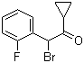 structure of CAS# 204205-33-4, 2-溴-2-(2-氟苯基)-1-环丙基乙酮