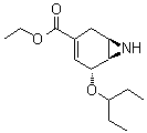 CAS # 204255-02-7, (1R,5R,6R)-5-(1-Ethylpropoxy)-7-azabicyclo[4.1.0]hept-3-ene-3-carboxylic acid ethyl ester