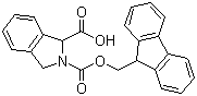 structure of CAS# 204320-59-2, N-芴甲氧羰基-2,3-二氢-1H-异吲哚-1-羧酸