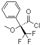 structure of CAS# 20445-33-4, S-(+)-alpha-甲氧基-alpha-(三氟甲基)苯基乙酰氯