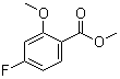 structure of CAS# 204707-42-6, Methyl 2-methoxy-4-fluorobenzoate