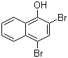 structure of CAS# 2050-49-9, 2,4-二溴-1-萘酚