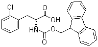 structure of CAS# 205526-22-3, Fmoc-D-2-氯苯丙氨酸