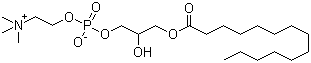 structure of CAS# 20559-16-4, 1-十四酰-2-羟基卵磷脂