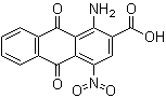 CAS # 2058-02-8, 4-Nitro-1-aminoanthraquinone-2-carboxylic acid, 1-Amino-2-carboxylate-4-nitro-9,10-anthraquinone, 1-Amino-4-nitroanthraquinone-2-carboxylic acid
