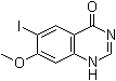 structure of CAS# 206190-25-2, 6-碘-7-甲氧基-4(1H)-喹唑啉酮