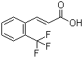 structure of CAS# 2062-25-1, 2-(Trifluoromethyl)cinnamic acid