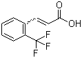 structure of CAS# 2062-26-2, 2-(Trifluoromethyl)cinnamic acid