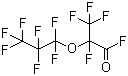 structure of CAS# 2062-98-8, 2-(Perfluoropropoxy)perfluoropropanoyl fluoride