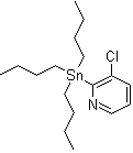 structure of CAS# 206357-78-0, 3-Chloro-2-(tributylstannyl)pyridine