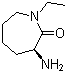 structure of CAS# 206434-45-9, (3S)-3-氨基-1-乙基六氢-2H-氮杂卓-2-酮