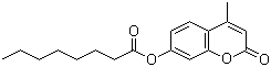 CAS # 20671-66-3, 4-Methylumbelliferyl caprylate, 4-Methyl-2-oxo-2H-chromen-7-yl octanoate