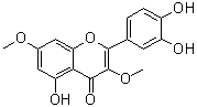 structure of CAS# 2068-02-2, 5,3',4'-Trihydroxy-3,7-dimethoxyflavone