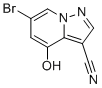structure of CAS# 2068065-16-5, 6-Bromo-4-hydroxypyrazolo[1,5-A]pyridine-3-carbonitrile