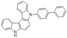 structure of CAS# 2071630-78-7, 5-([1,1'-联苯]-4-基)-5,8-二氢吲哚并[2,3-c]咔唑