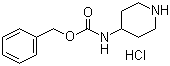 structure of CAS# 207296-89-7, Benzyl [piperidin-4-yl]carbamate hydrochloride
