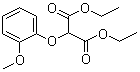 structure of CAS# 20730-58-9, (2-甲氧基苯氧基)丙二酸二乙酯