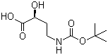 CAS 登录号：207305-60-0, (2S)-4-叔丁氧羰基氨基-2-羟基丁酸
