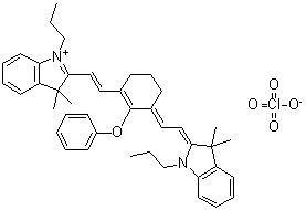 IR 768 高氯酸盐分子结构 (CAS 207399-06-2)