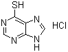 structure of CAS# 207729-57-5, 6-Mercaptopurine hydrochloride