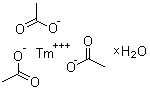 structure of CAS# 207738-11-2, 乙酸铥水合物
