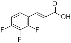 structure of CAS# 207742-85-6, 2,3,4-Trifluorocinnamic acid