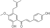structure of CAS# 20784-60-5, 4'-O-甲基补骨脂查尔酮