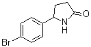 structure of CAS# 207989-90-0, 5-(4-溴苯基)-2-吡咯烷酮
