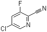 structure of CAS# 207994-11-4, 5-氯-3-氟-2-吡啶甲腈