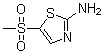 structure of CAS# 20812-13-9, 2-氨基-5-甲基磺酰基噻唑